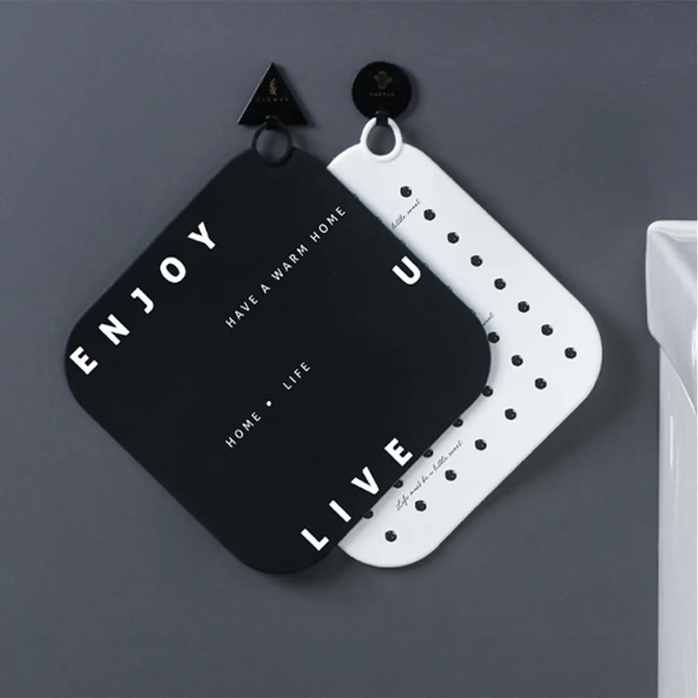 Silicone Floor Drain Pad White Wear-Resistant Dirt-Resistant Deodorant Anti-Insect Floor Drain Mat Suitable for Bathroom Kitchen