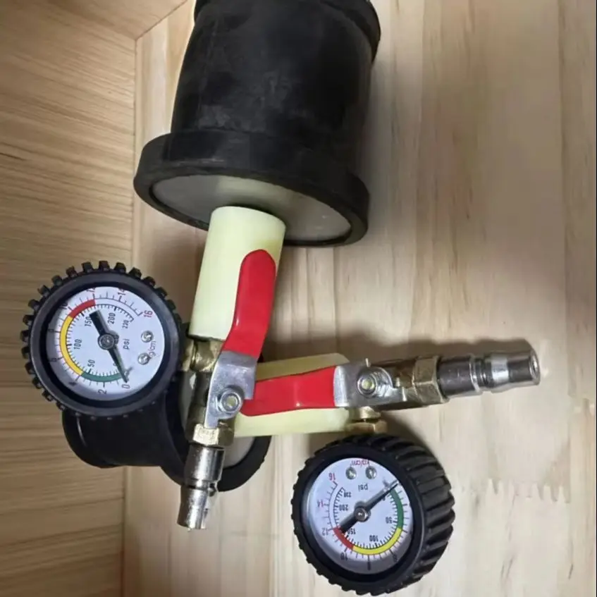 2pcs/Set Leak Test of Pressure Tube With Rubber Expansion Plug of Automobile Radiator Squeeze Squeeze Leak Detection Tool