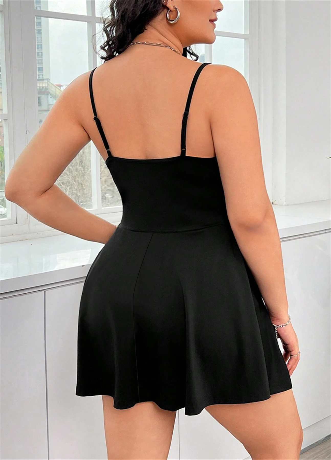 2024 Europa i Stany Zjednoczone Lato Nowe Plus-Size Kobiety Wygodna Sukienka Halter Seksowna Backless