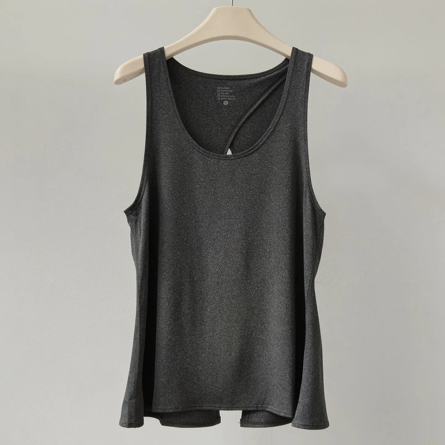 Damen Sommer Slim Fit Schnelltrocknende Ärmellose Rennweste Lose Fitnesskleidung Lässiges Yoga-Oberteil mit Bindung für Laufen und Aerobic – Detail 5