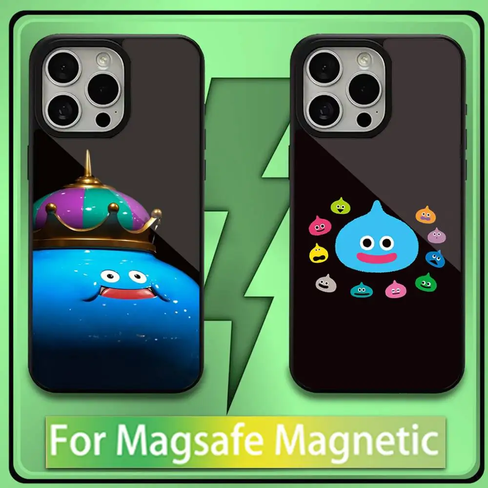 

D-Dragon Quest Slime Phone Case For iPhone17,16,15,14,13,12,11,Plus,Pro,Max,Mini Soft Magesafe Magnetic Wireless Charge