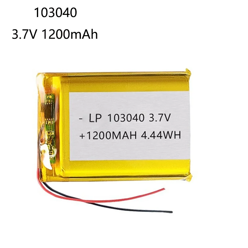 Neuer 3,7 1200 v mah Polymer Lithium Akku für GPS Navigator mp5 Bluetooth Headset ps4
