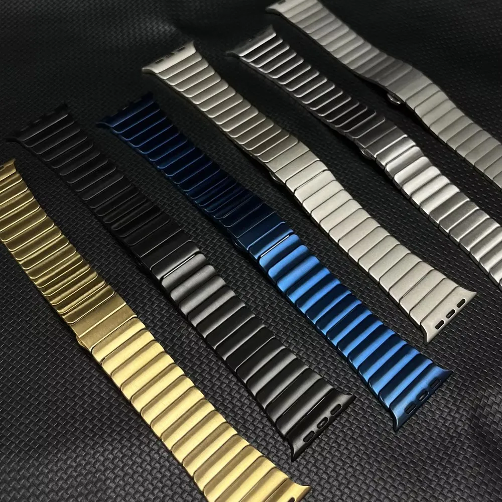 Pour Iwatch 11 10 9 Ultra 1 2 3 38mm 42mm 44mm 45mm Bracelet pour Apple Watch 46mm 49mm 40mm 41mm Bracelet de montre en acier inoxydable