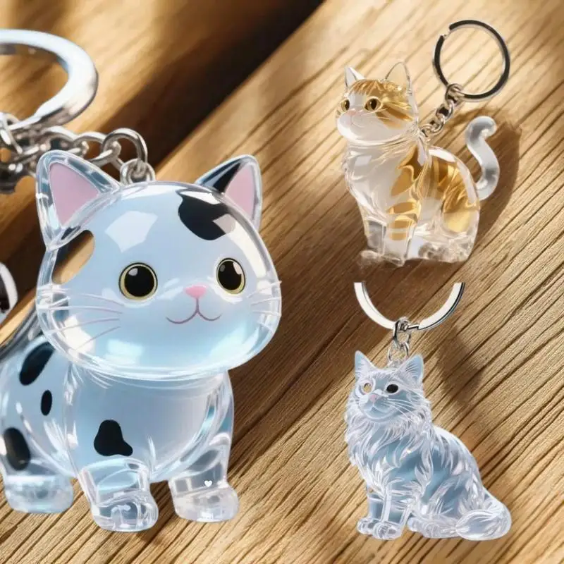 ¡EN OFERTA! Llavero con Bolsa para Guardar Pelo de Gato, Colgante Transparente para Guardar Pelo de Mascota, Cápsula de Recuerdo, Colección de Souvenirs, Regalo, Accesorios de Decoración