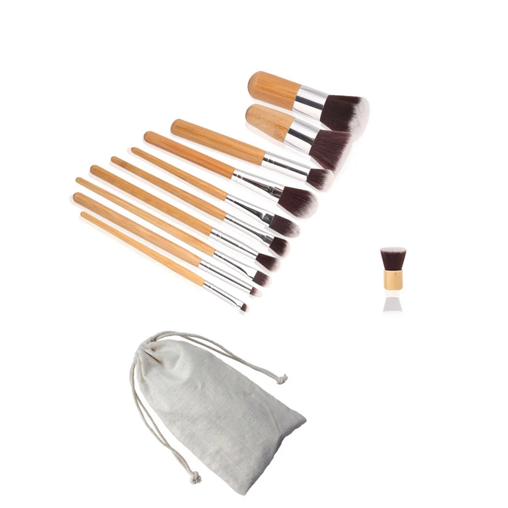 

11pcs 15 Colors Concealer Palette 1 s Powder Brushes Face Makeup Set Blemish Cover Dark Circle Corrector Soft Bamboo Brush Light