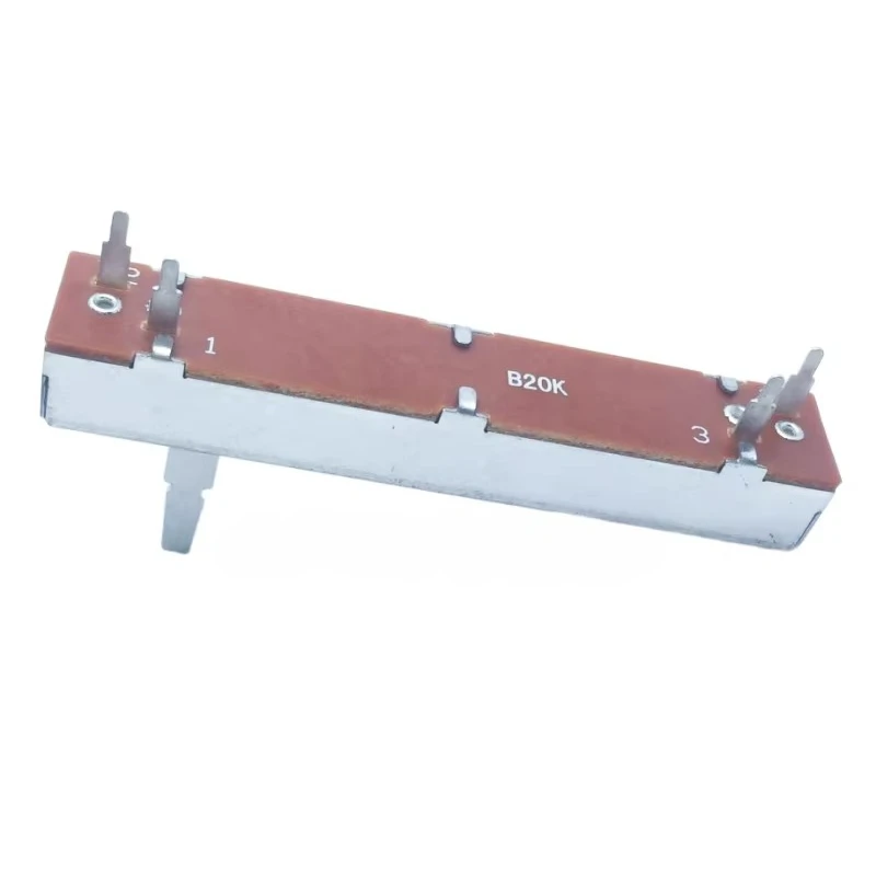 10pcs，Slider Potentiometer，SC458N，B20K，4Pin，Total length 73mm，Can replace DDJ-SX DDJ-SX2  Volume control on the mixing console