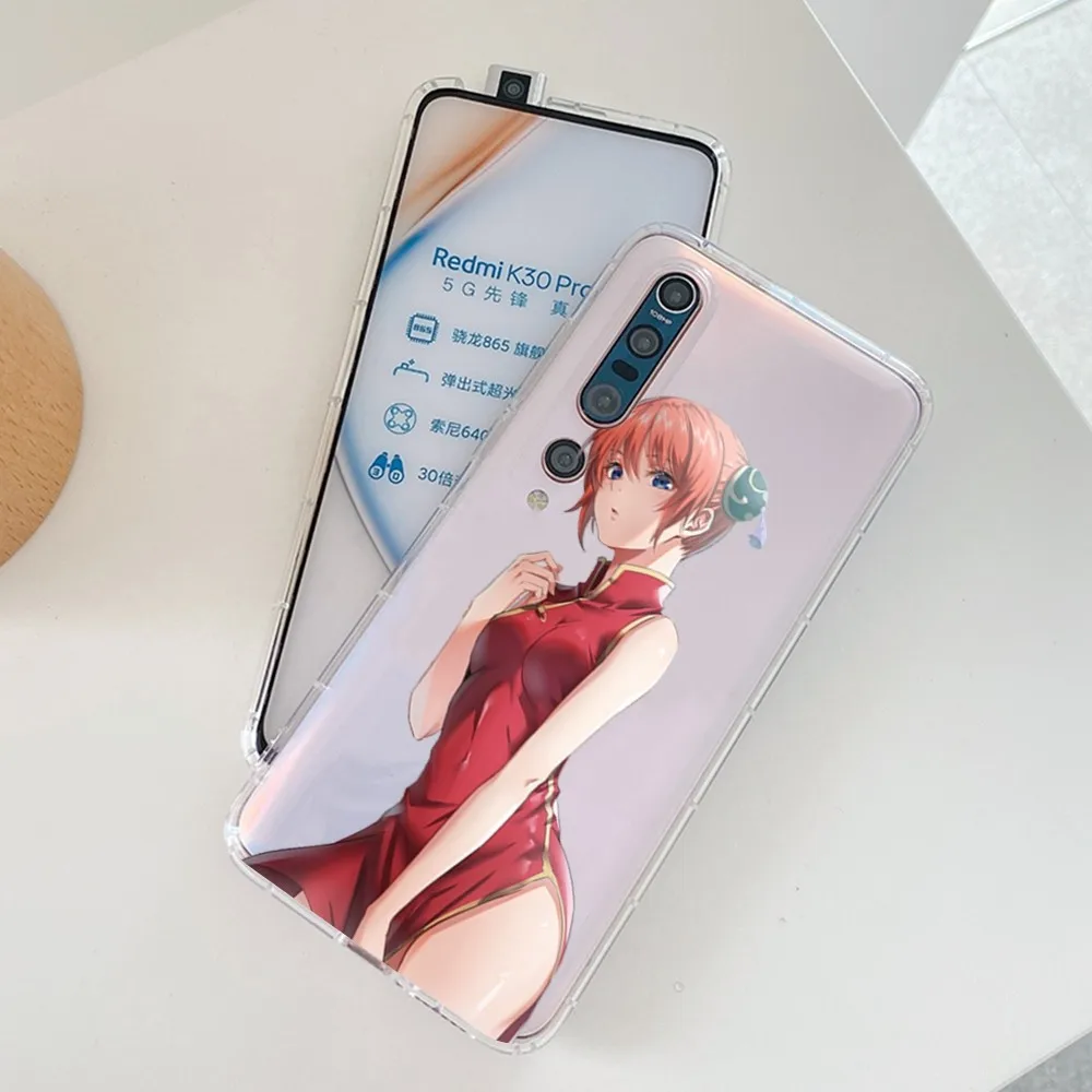 Gintama-funda de teléfono transparente para Samsung S, 20, 21, 22, 23, Redmi note 7, 8, 9, 10, Huawei P20, 30, 40