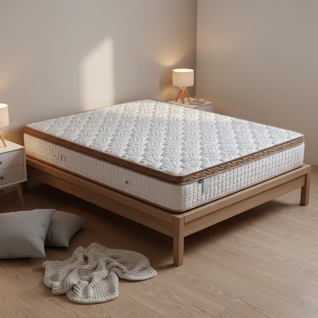 

Durable Memory Foam Bagged Spring Cushion Orthopedic Compression Roll Independent 20CM Thick Mattress Silent Foldable Bed