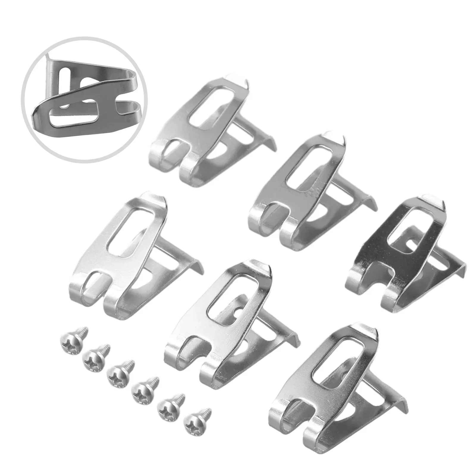 

Belt Clip Belt Clip Hook BHP452 BHP453 DTD152 DTL061 1 Set BTD130FW Drills 4728mm BTD132 For LXT For 18V Silver