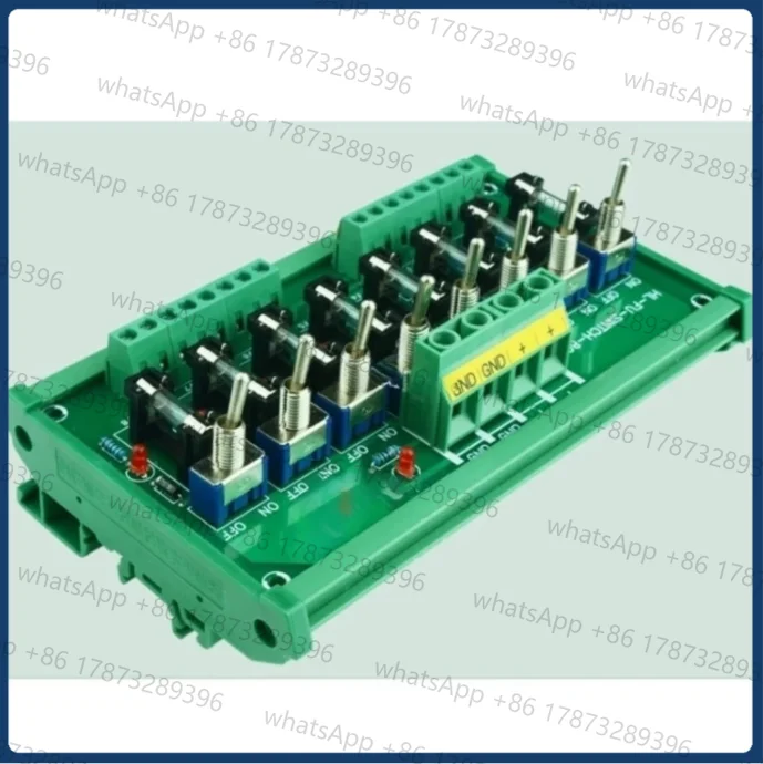 1 To 16 Channel DC Power Distribution Board With Switch ON/OFF Breaking Fuse Terminal Block For Power Supply CCTV LED Wiring