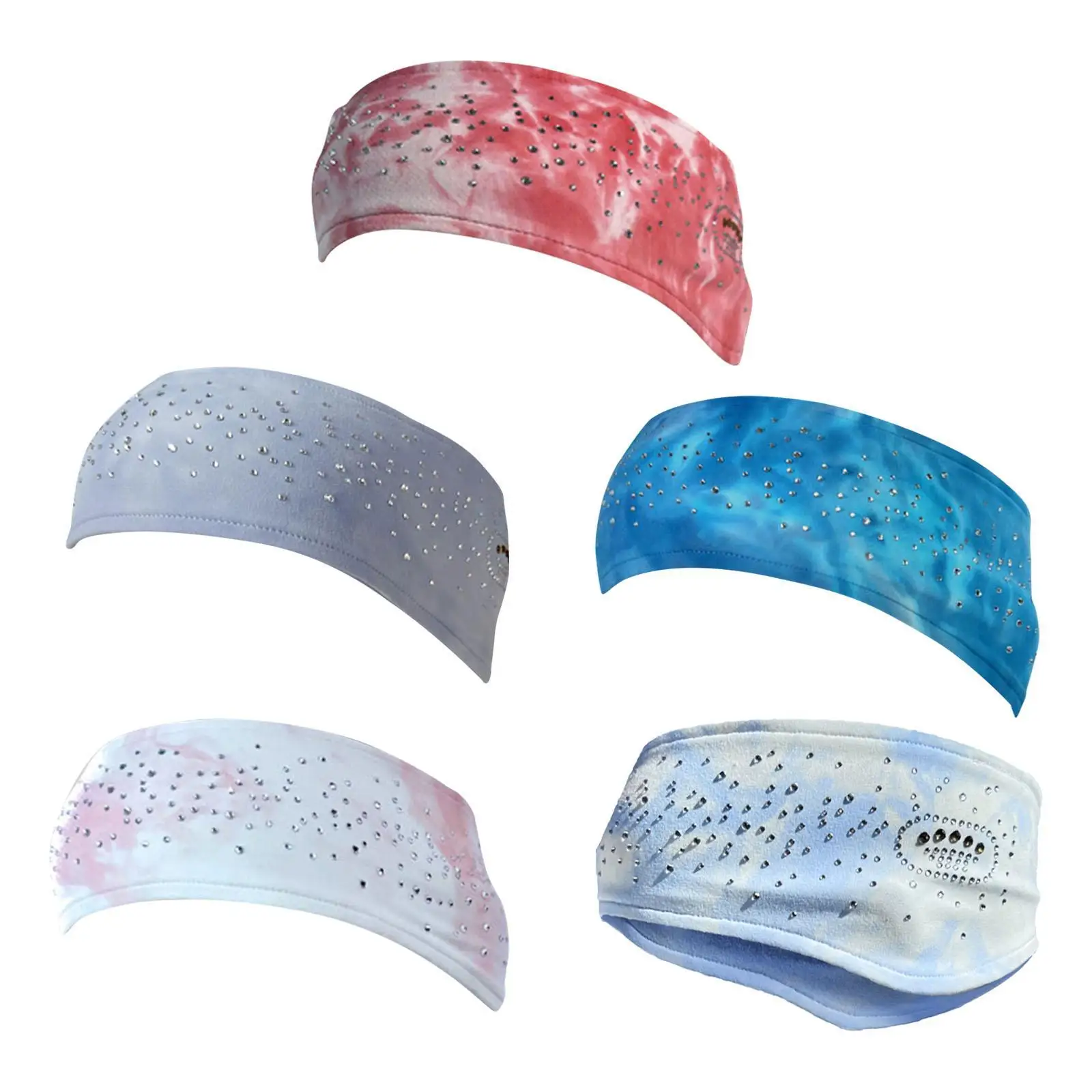 Figure Skating Headband Hair Band Versatile Protective Multifunctional Warm Lightweight Sweatband for Exercise Gym Soccer