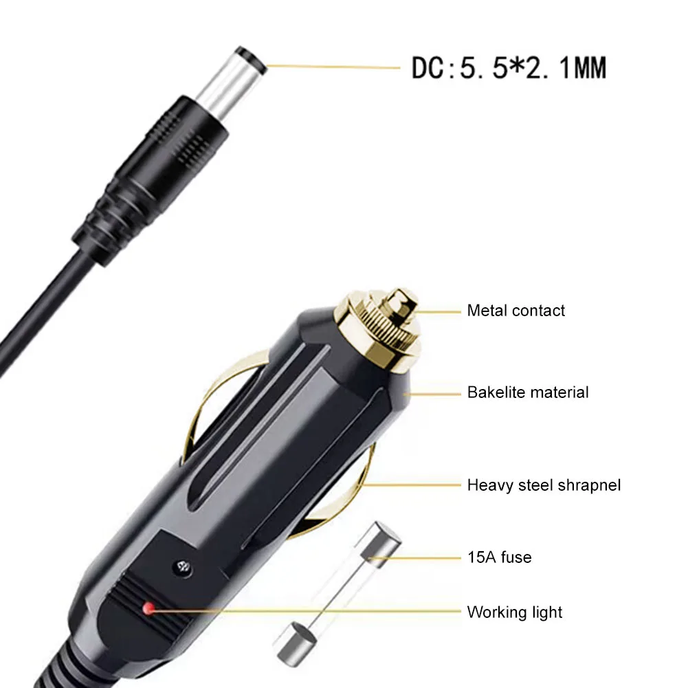 100W USB C To DC Power Cable For Starlink Mini Waterproof Charging Cable cigarett lighter socket replacement parts