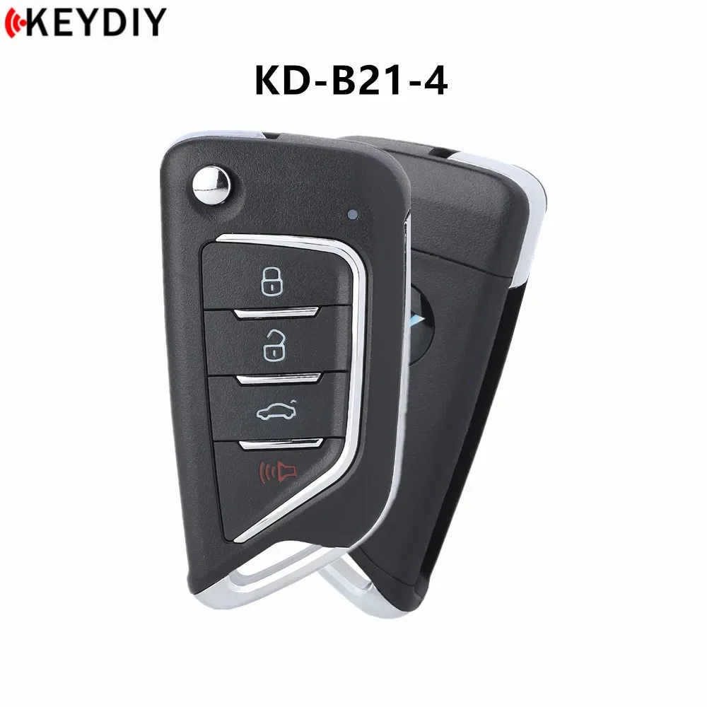 KEYDIY KD MINI B21-3 B21-4 NB21-4 3/4 Buttons Blank Remote Car Key For KD900/KD-X2 Key Programmer B/NB Series Remote Control