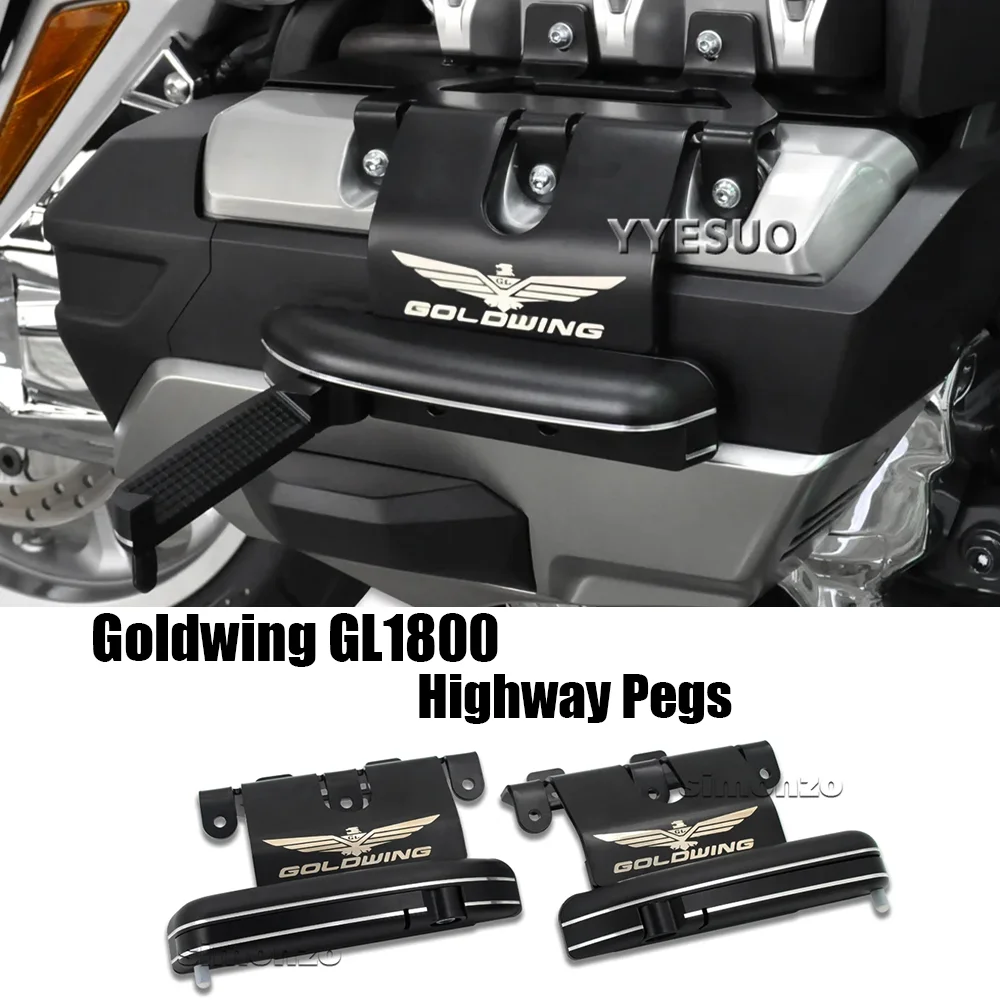 

for HONDA GOLD WING GL 1800 F6B Foot Peg Stealth Pedestal Pedals Goldwing Retrofit Part Goldwing GL1800 Exterior Accessories