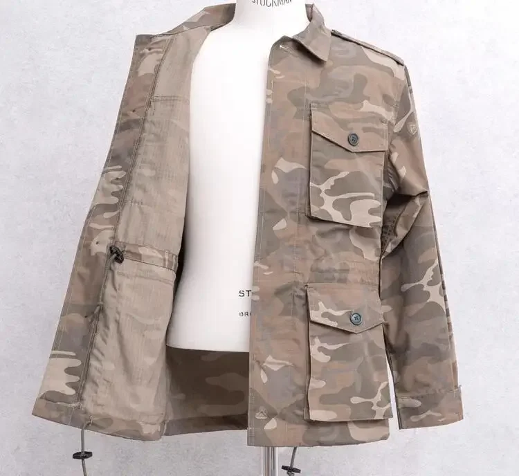 中国の制服男性干ばつ昆虫迷彩砂漠ヴィンテージ春スーツにはジャケットパンツが含まれます