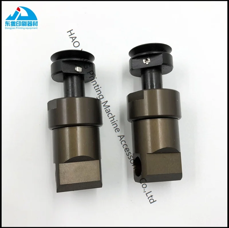 Детали печатного оборудования, 1 шт., присоска для высечки, ламинатор, большое отверстие 10 мм, маленькое отверстие 6 мм, длина 82/75 мм