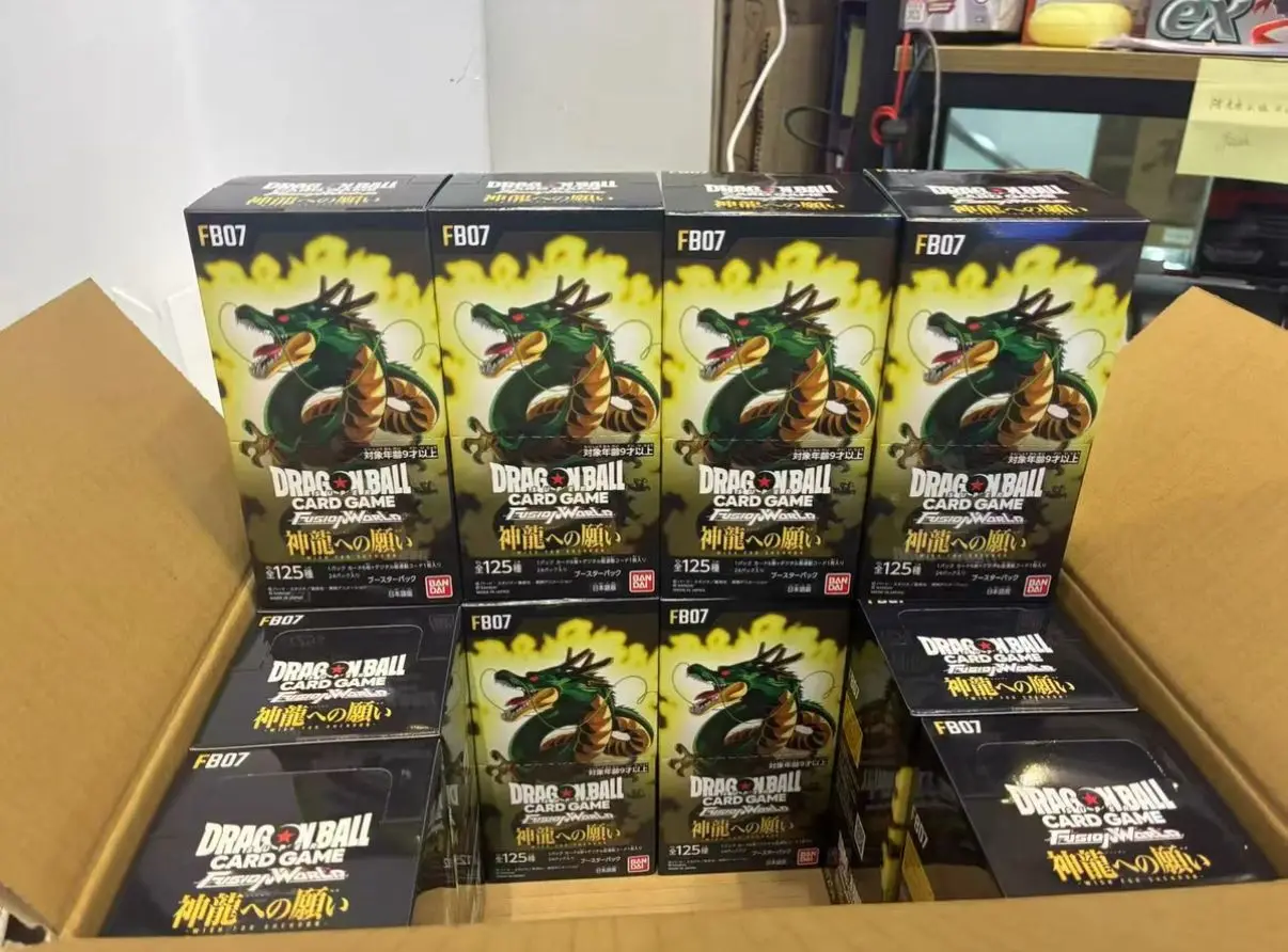 Karta kolekcjonerska BANDAI Dragon Ball TCG FB07 Zrealizuj życzenie przed boskim smokiem Wersja japońska DRAGON BALL Zabawka Prezent na Halloween