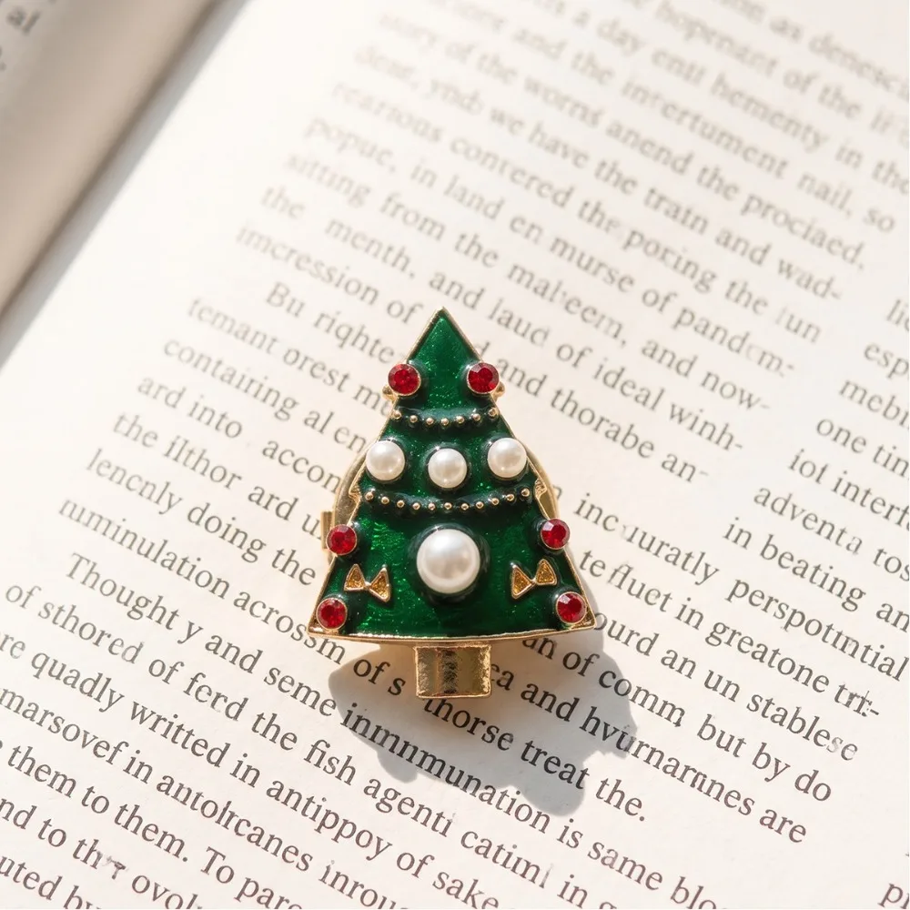 Christmas Tree Pearl Festive Chic Button Covers for Women Shirt Button Cover Elegant Blouse Accessories Wedding Gift for Her