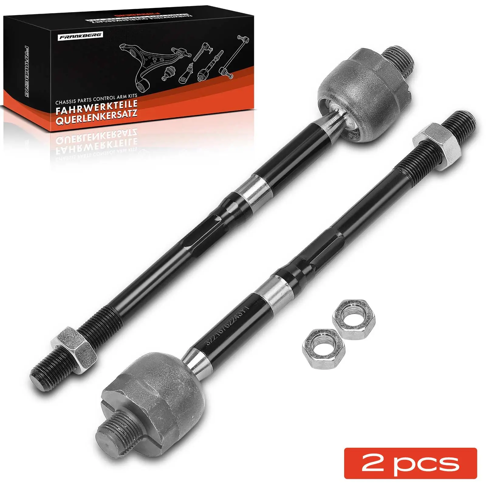 Frankberg 2x trekstang Vooras Links Rechts voor BMW 1 Serie E81 E87 E88 E82 3ER E90 E93 X1 32216762243