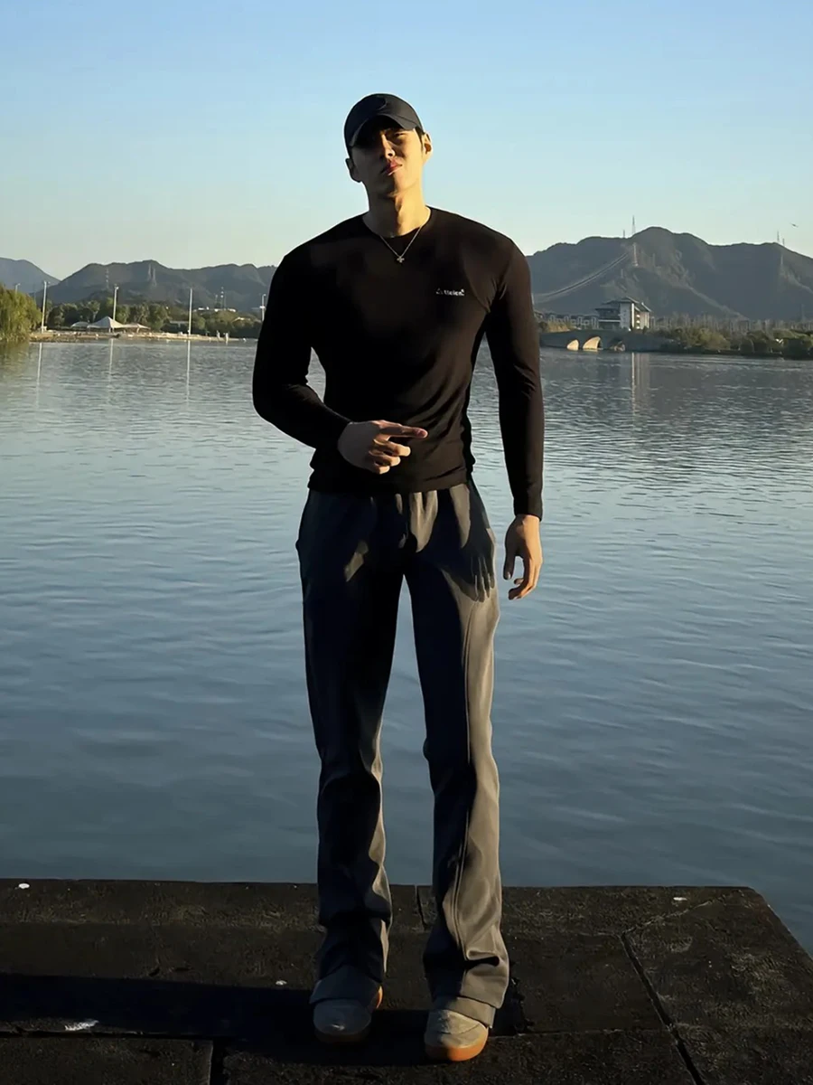 

Deep ey Men's Straight Leg Sport Pants Spring Autumn American Hardman Sle Trousers Cleanfit Casual Long Trousers