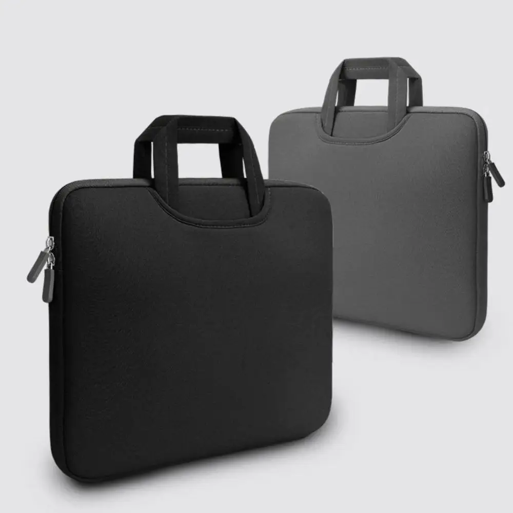 

With Handle Portable Laptop Bags Lightweight Ultra Thin Laptop Case Soft Material Multi-Layer Notebook Sleeve Business Briefcase