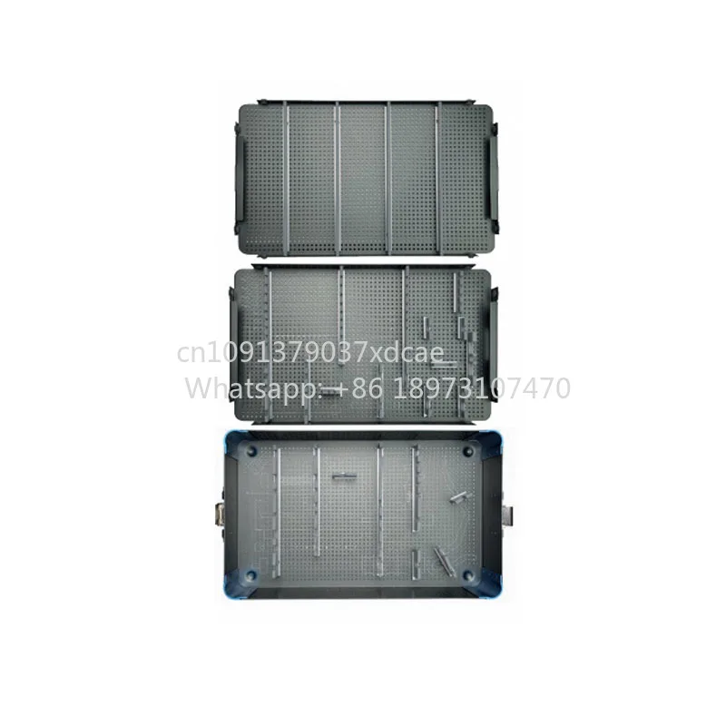 2026 NEW Azicon's Femur Antegrade Intramedullary Nail Instrument Container Box . Sterilization Tray Anodized Disinfection Case