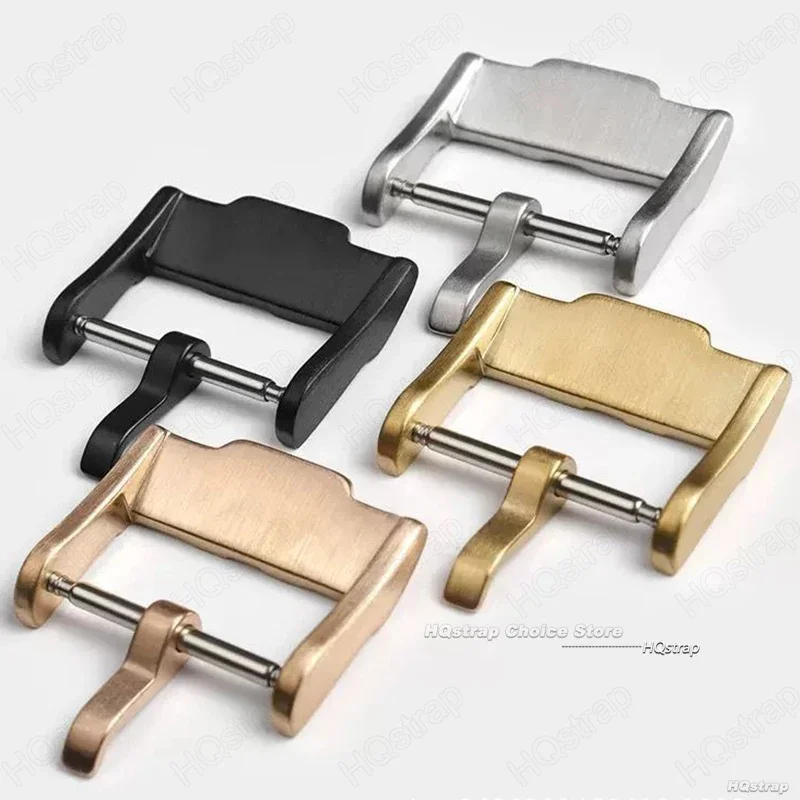 18mm Watch Buckle Stainless Steel Watches Accessories Silver Black Button Watch Strap Clasp Watch Repair Tools image 4