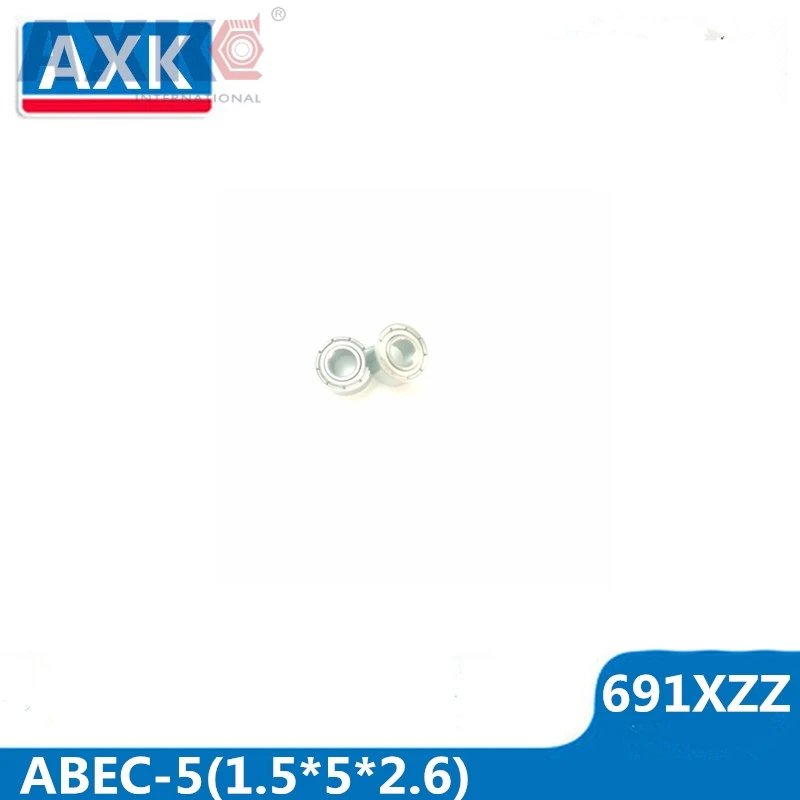 

AXK 691XZZ подшипник фотолампы 10 шт. 1,5x5x2,6 мм миниатюрные 691 X Φ 619/1XZZ