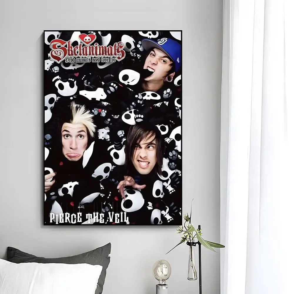 Wandkunst der Emo-Rockband P-Pierce The Veil, Poster, Wandkunstdruck, dekoratives Wandbild, Heimdekoration, Geschenk, ungerahmt – Detail 10
