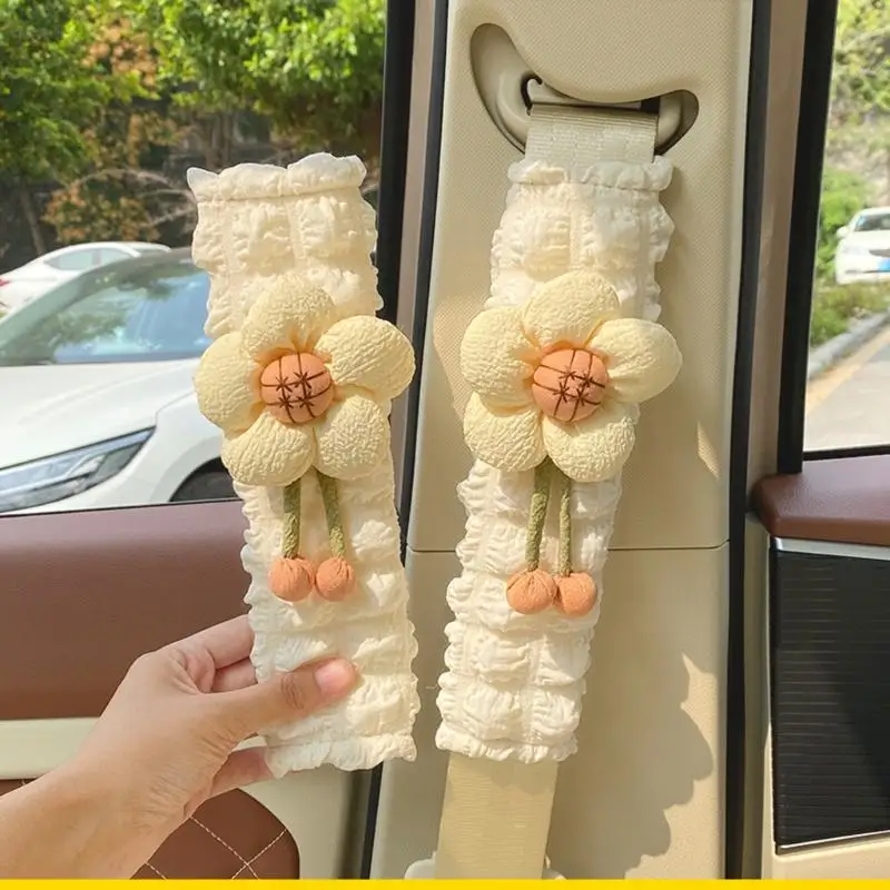 SZCH Set Of 2 Soft Cloth Protectors Pad Quick Install No Tools Needed For Cars