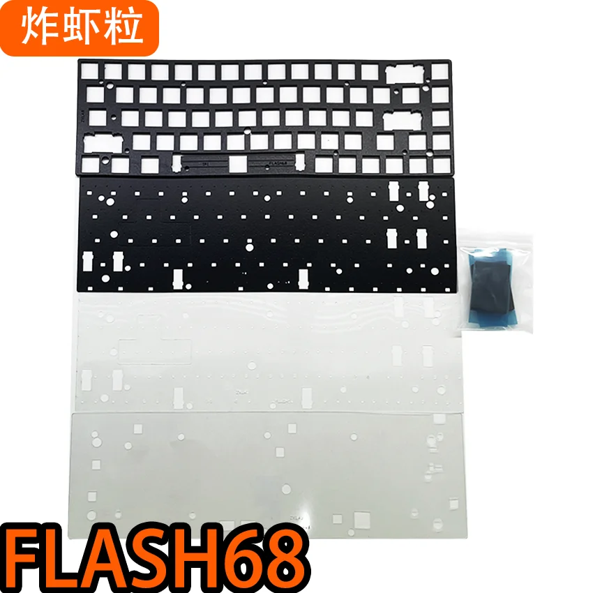 IPI FLASH68 Magnetic Axis Keyboard Sound Pack PORON Sandwich Cotton Bottom Cotton PET Voice Actor Pad IXPE Axis Pad