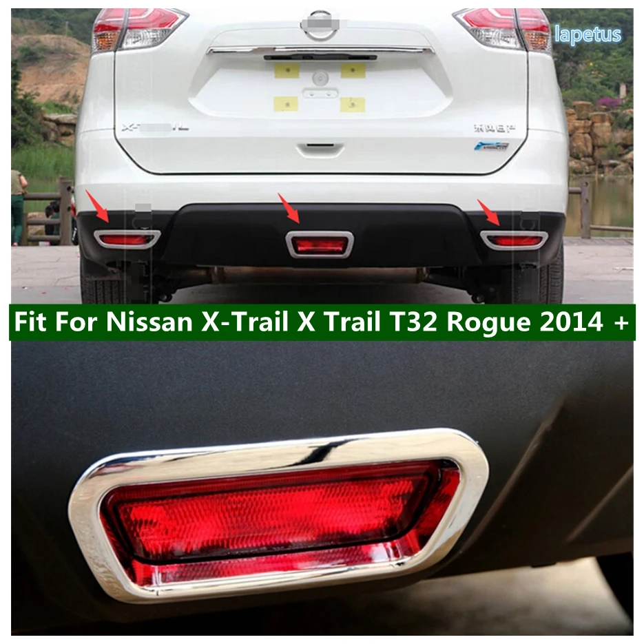 

ABS Chrome Rear Fog Light Lamp Decoration Frame Cover Trim Fit For Nissan X-Trail X Trail T32 Rogue 2014 - 2016 Car Accessories