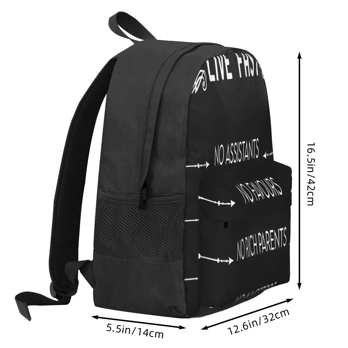 Live Fast Die Young Lfdy Men\'s Backpack Waterproof Multifunctional Laptop Bag Business Travel Student School Bag