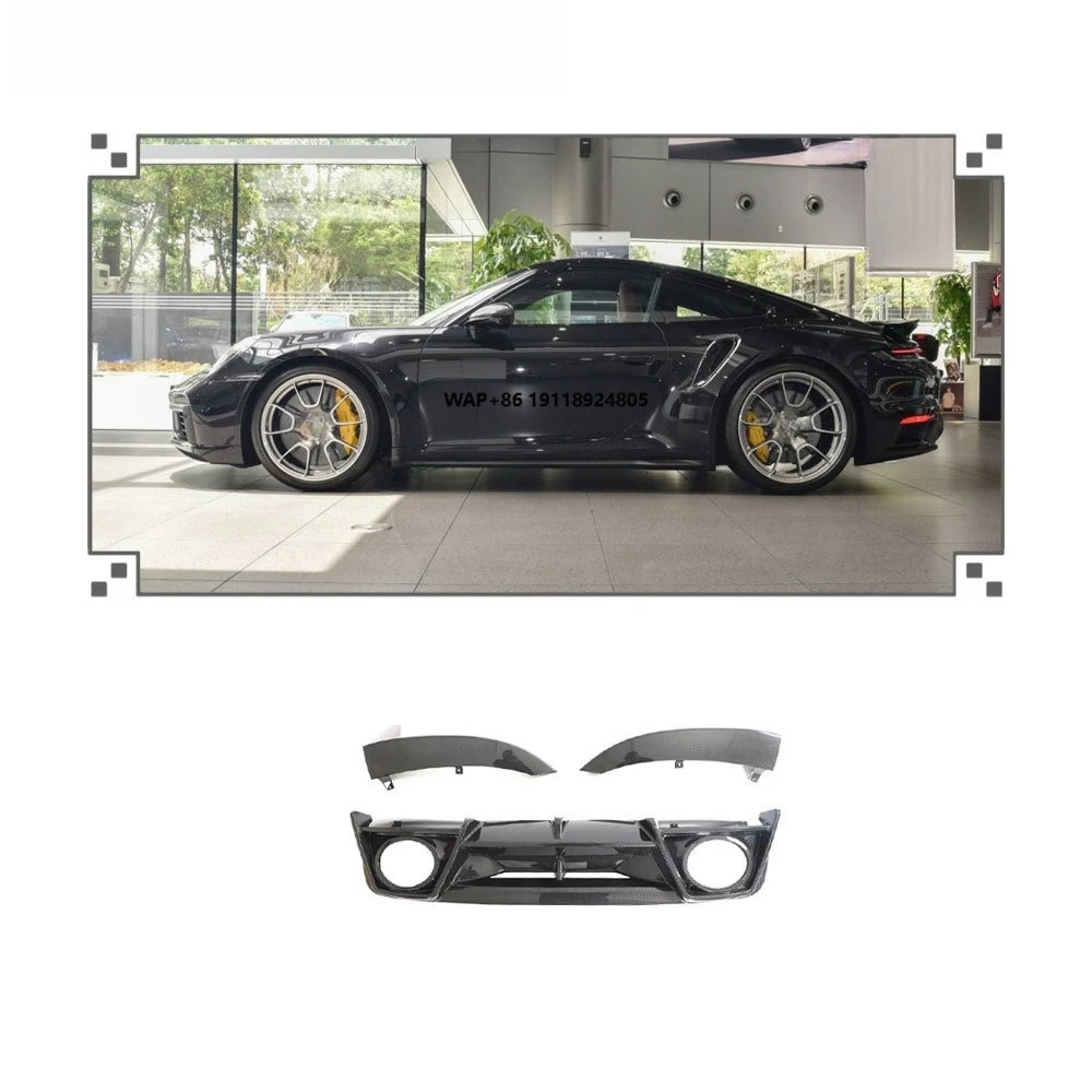 

Rear Bumper Diffuser for 911 992 Turbo S 2-Door 2019-2020 Rear Lip