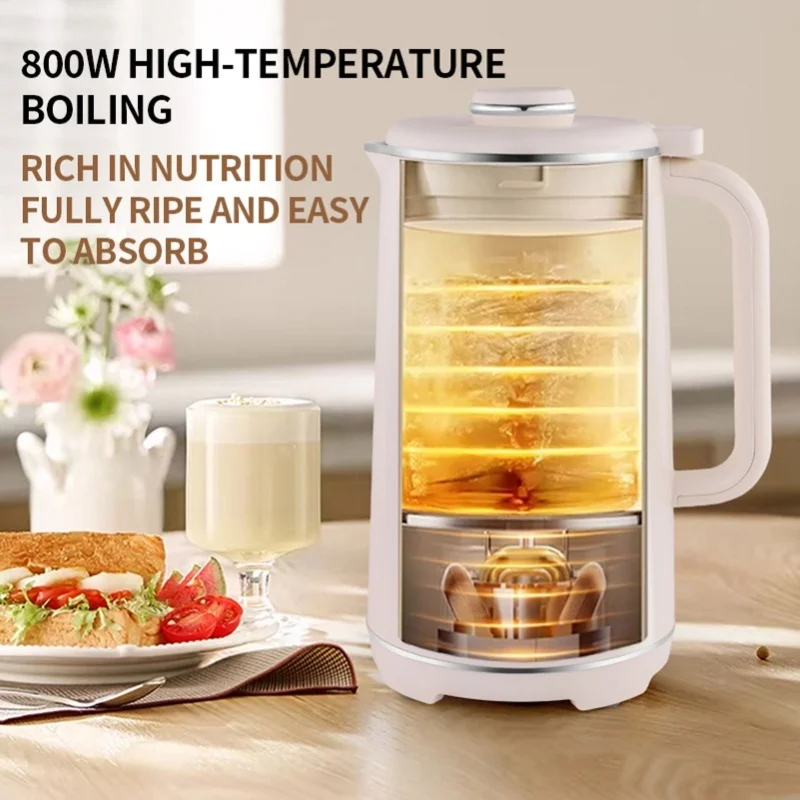 Self Clean 8 in 1 Nut Milk Maker Blender Programmable Soy Machine Digital Display 12L Stainless Steel Blades White Juice