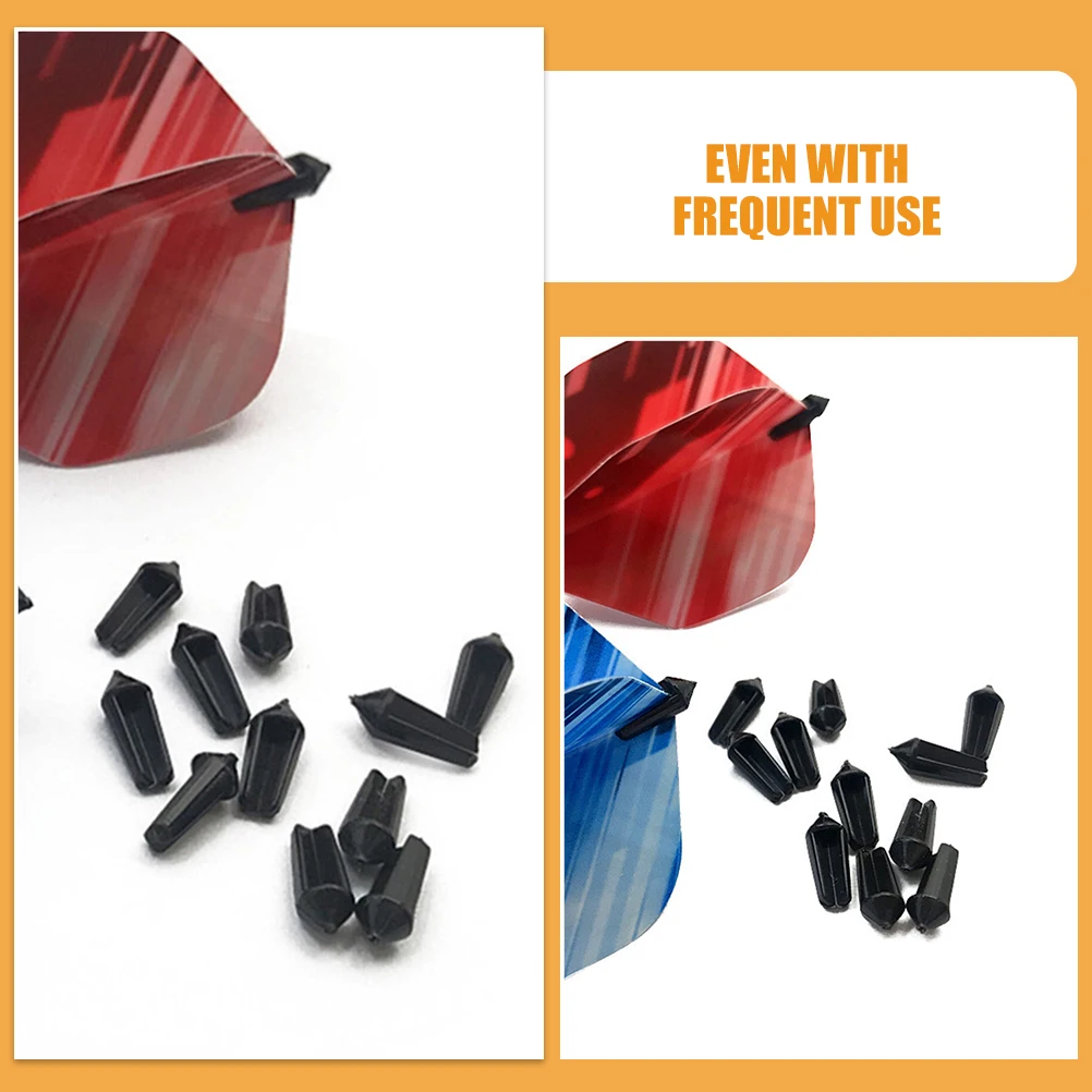 

80 Pcs Dart Tail Protector for Flight Harrow Wing Savers Accessory Mechanic Fixator