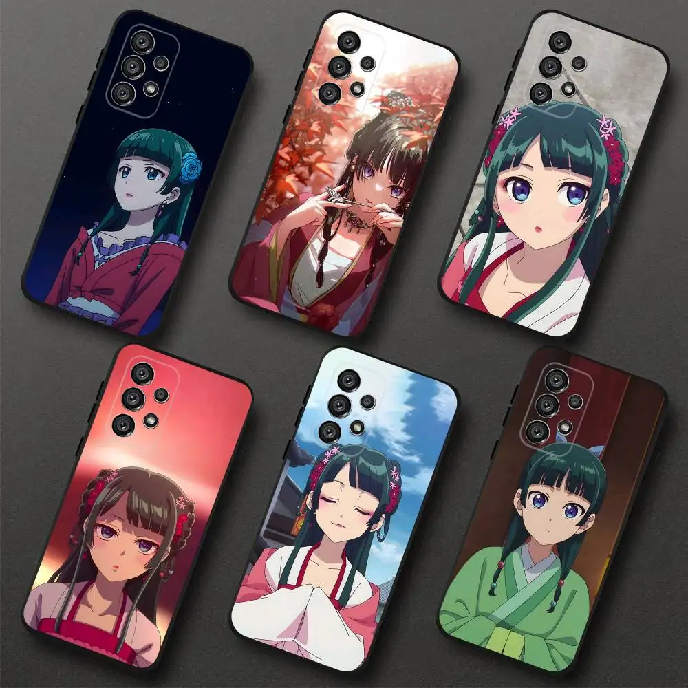 

Apothecary Diaries Maomao Phone Case For Samsung S 25,24,23,22,30,21,10,9,Ultra,Plus,Lite,FE,4,5G Black Soft Case