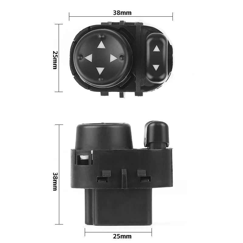 Car Mirror Control Adjustment Switch for Chevrolet HHR Impala Malibu Monte Carlo Accessories 15261340 15261342 10340141 22883768