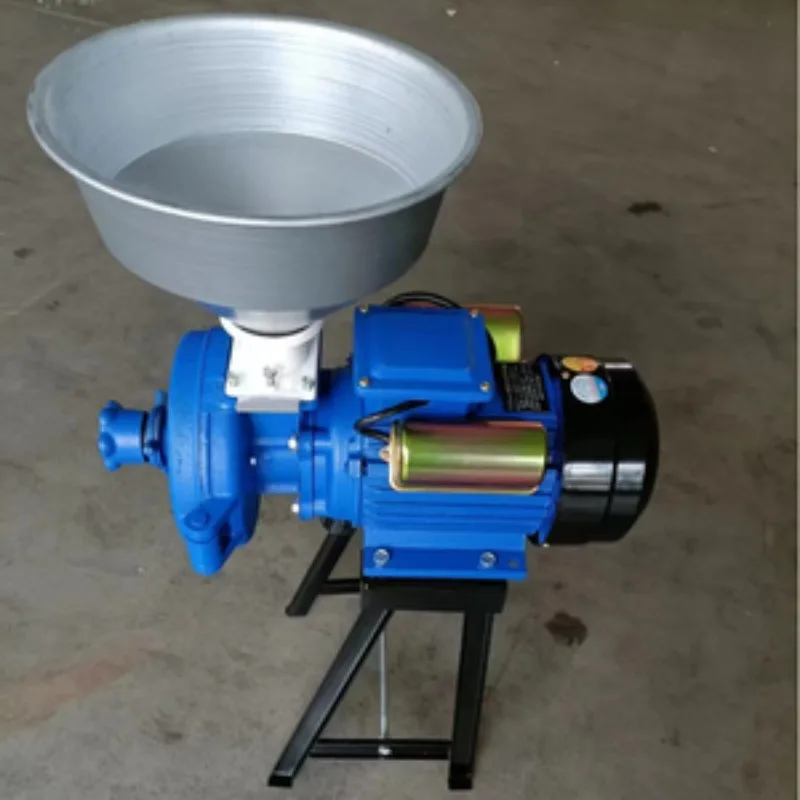 

Mill electric corn crusher household grain powder machine dry and wet dual-purpose feed grinder