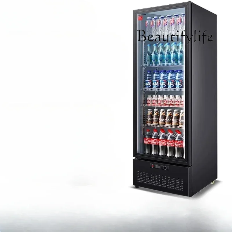 Commercial Display Cabinet Beverage Beer Refrigerator Vertical Freezer Fruit Freezer Fresh Keeper Refrigerator