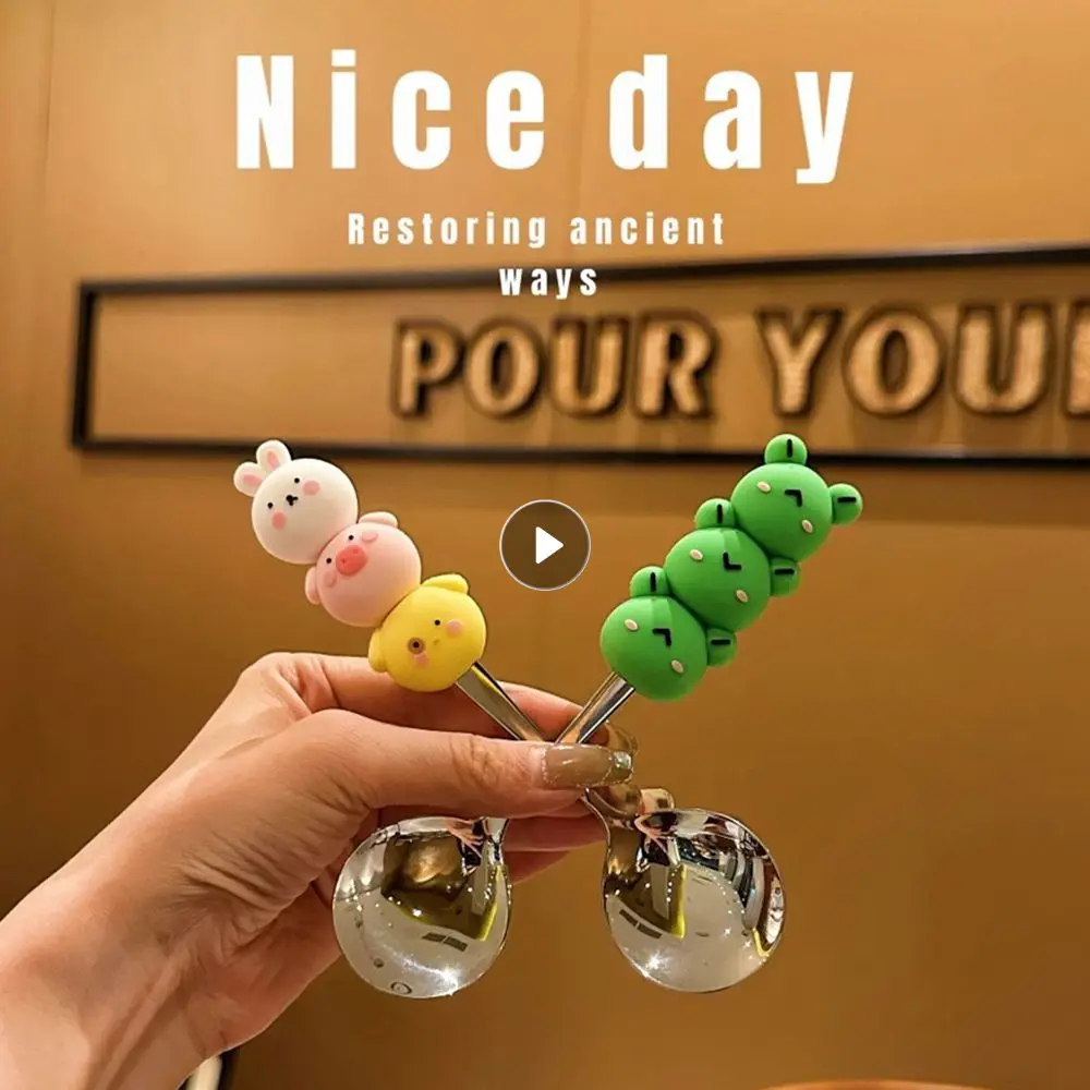 Stainless Steel Spoon Perfect For Christmas Parties Fun Way To Enjoy Dessert Full Of Popular Kitchen Tools High Quality