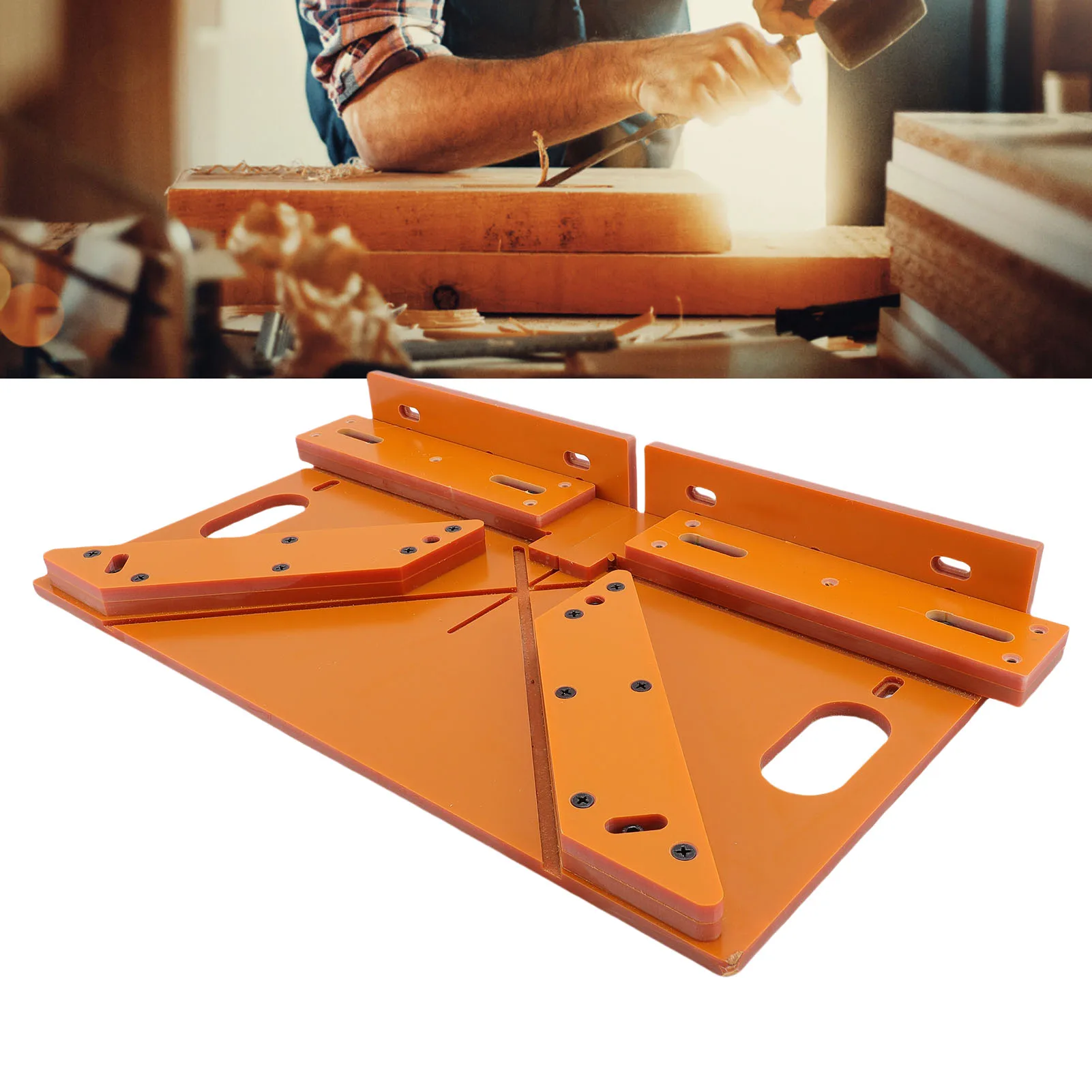

Door Casing Cutting Direct Oblique Cutting Door Casing Cutting Auxiliary Tool with Deepened Slot for Window Frame Lines