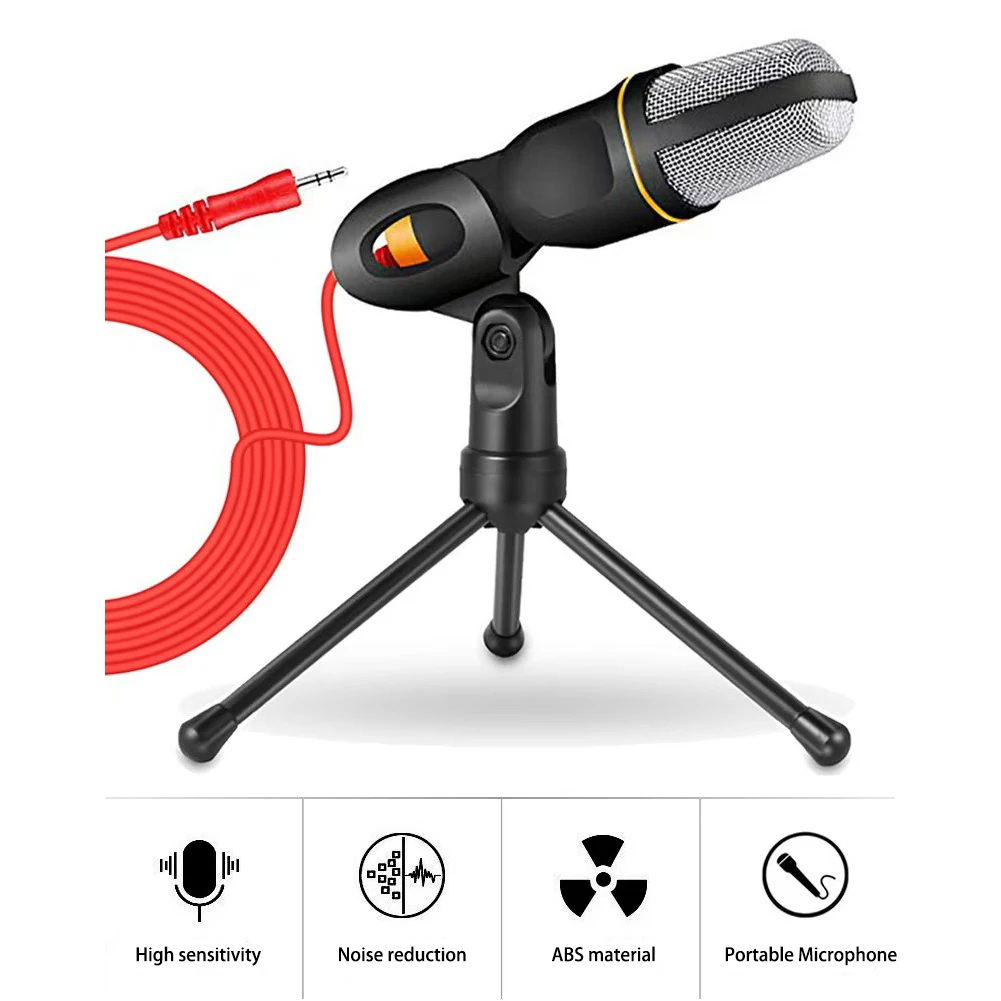 

SF-666 Professional Podcast Studio Microphone | Noise Cancelling | 3.5mm Plug | for PC/Laptop/Smartphone | Live Streaming/Speech