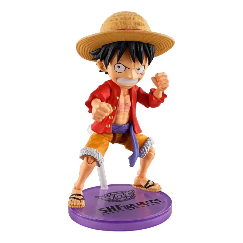 

Bandai Genuine One Piece WCF × S.H.Figuarts Monkey D. Luffy Anime Action Figure Toys For Boys Girls Kids Christmas Gift