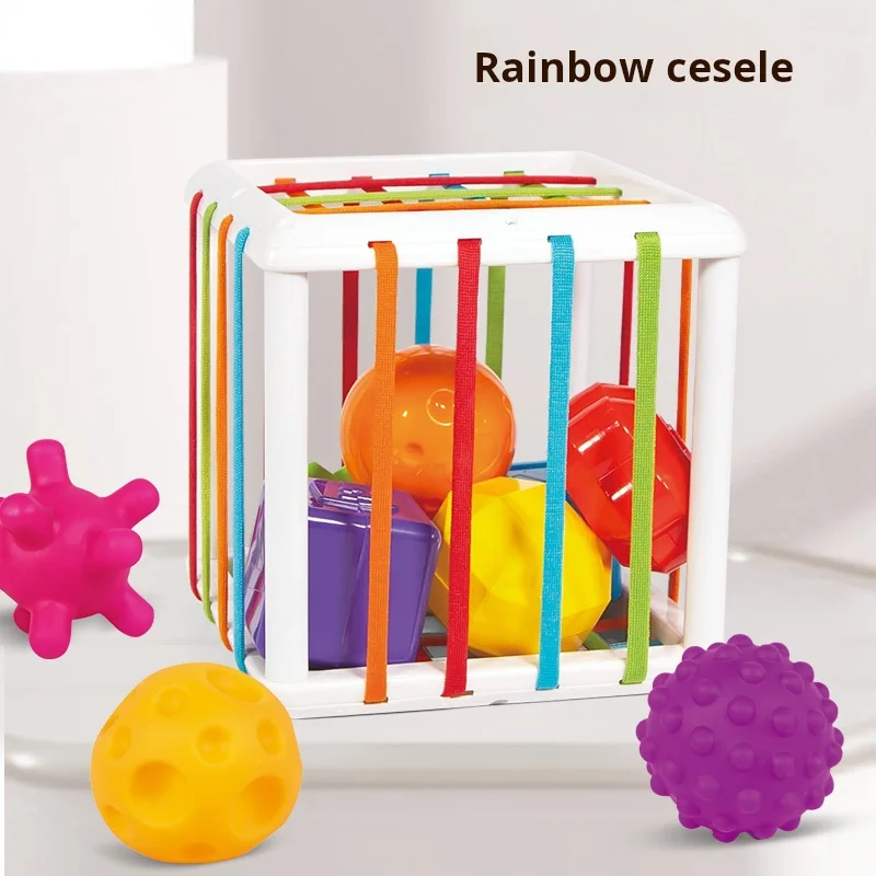 6/12Pcs Kids Educational Cube Shape Matching Stacking Learning Toys Educational Play Games Baby Toys