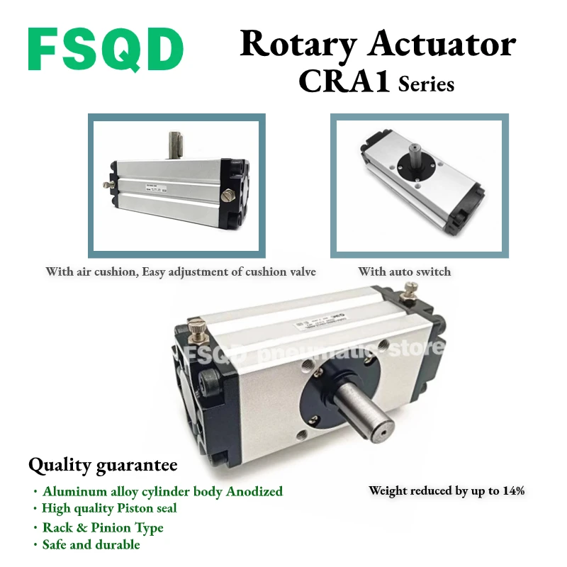 

CDRA1BS CRA1BS30 CRA1BS50 CRA1BS63 CRA1BS80 CRA1BS100-90,90Z,90C,90CZ 180,180C,180Z 180CZ Rotary Actuator Cylinder CRA1