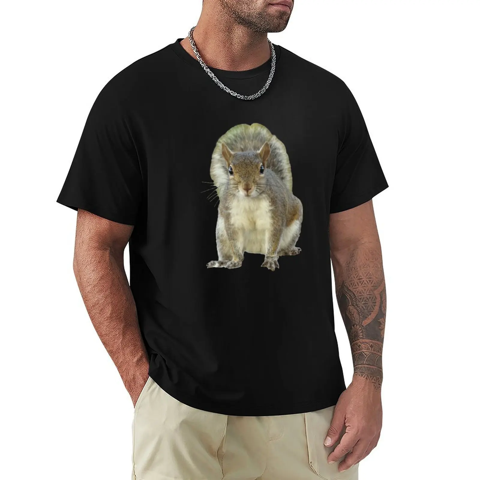 

Squirrel face to face T-Shirt vintage clothes Funny t-shirt new gifts and t-shirts mens fashion