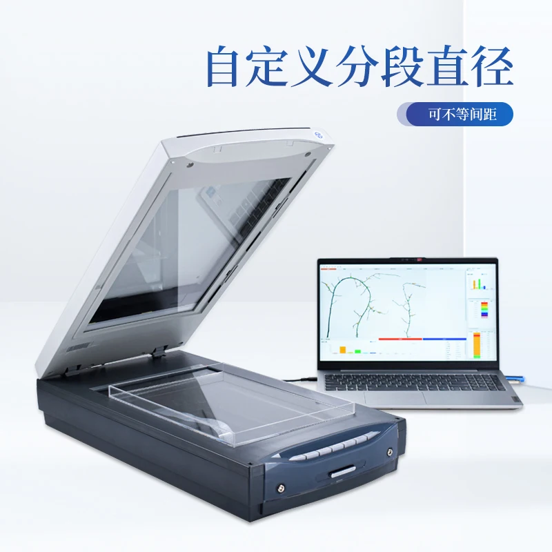 Picture 5: Plant root image scanning root tip morphology pattern quantity detection tree determination portable