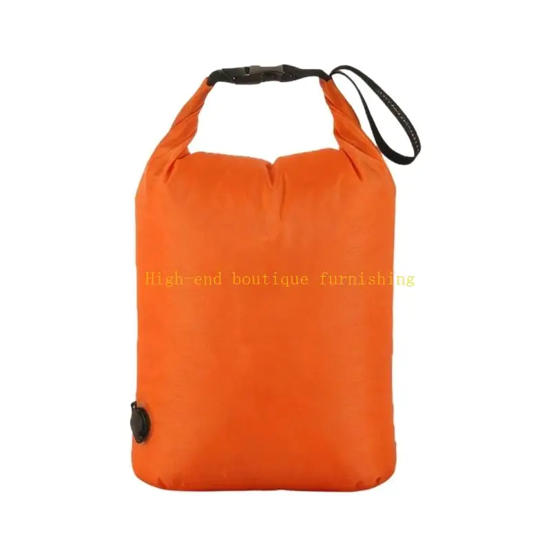 L9NB Camping Clothes Storage Bag with Manual Air Port, Roll Top Clip, Water Resistant Packing Bag Gear Uses Daily Travel
