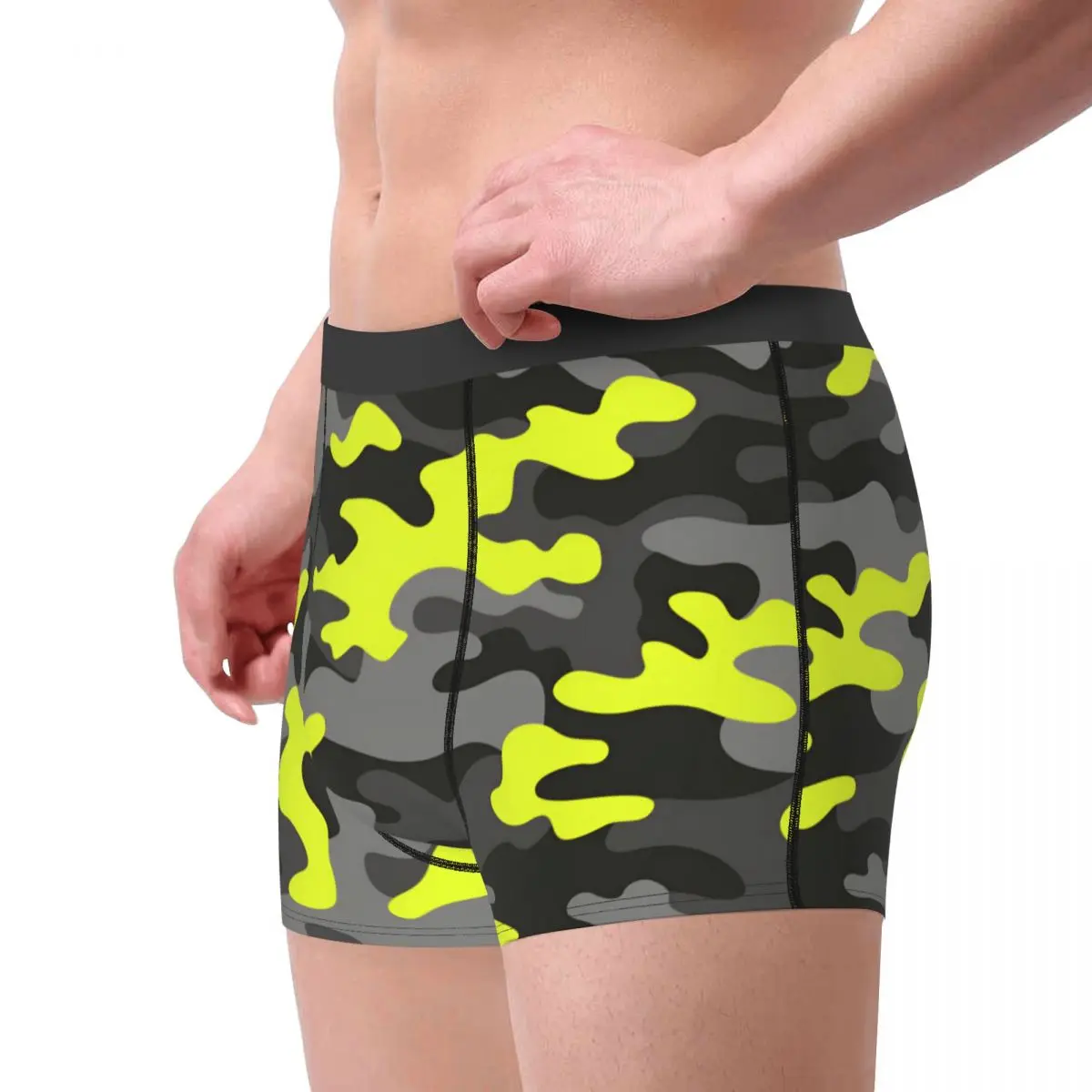 Sous-vêtements de Camouflage de rue urbaine moderne pour hommes, Boxer respirant, culotte courte, caleçon doux pour mari et petit ami